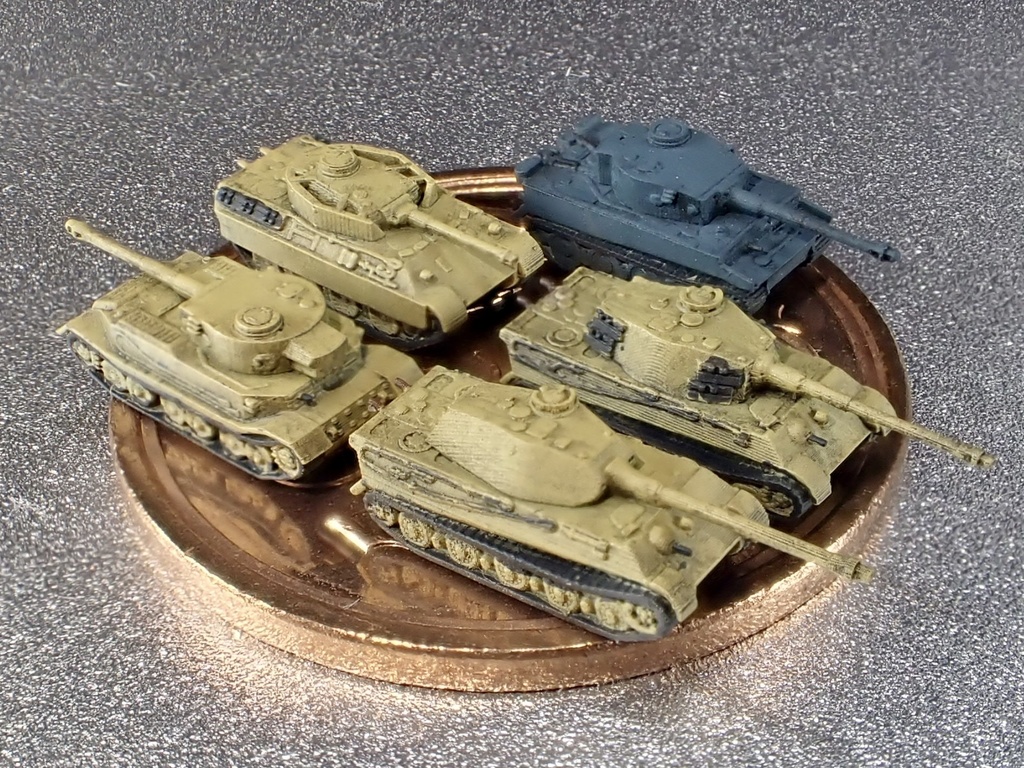 1/700 GSET36 ドイツ軍 重戦車鉄道輸送状態セット