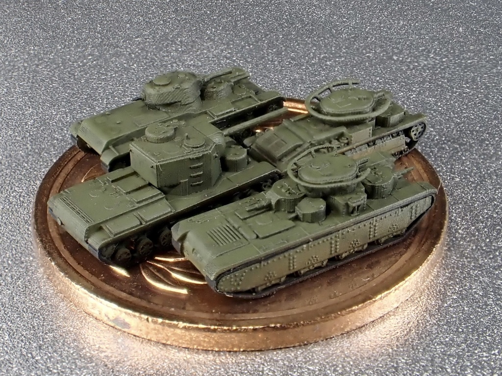 1/700 R SET7 ロシア軍 HEAVY TANKセット