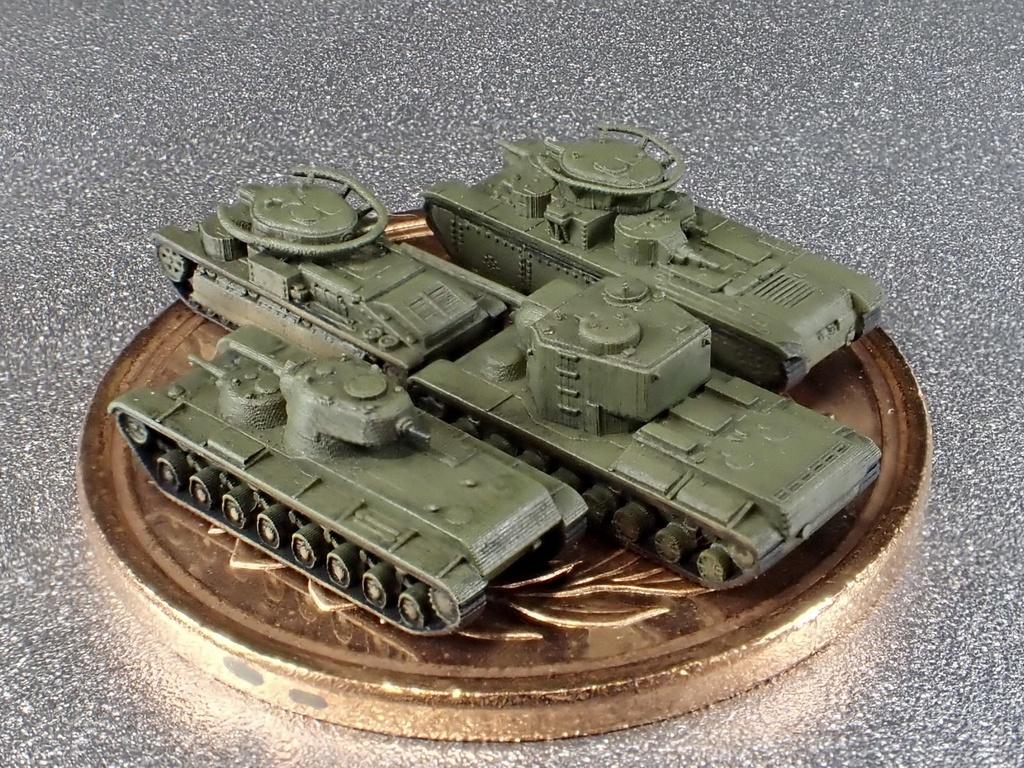 1/700 R SET7 ロシア軍 HEAVY TANKセット