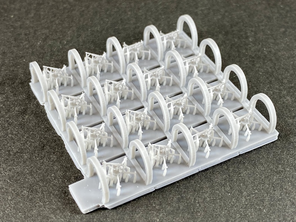 1/700 JPN SET21 日本軍 火砲セット④ 八八式七糎野戦高射砲