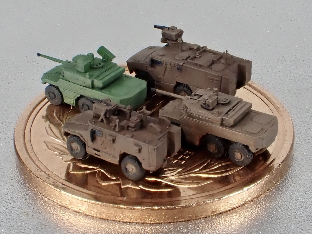 1/700 MF SET5 現用フランス軍装輪装甲車両セット