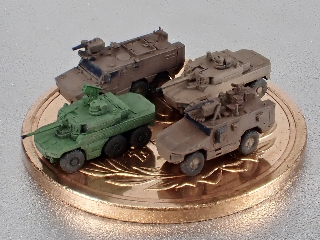1/700 MF SET5 現用フランス軍装輪装甲車両セット