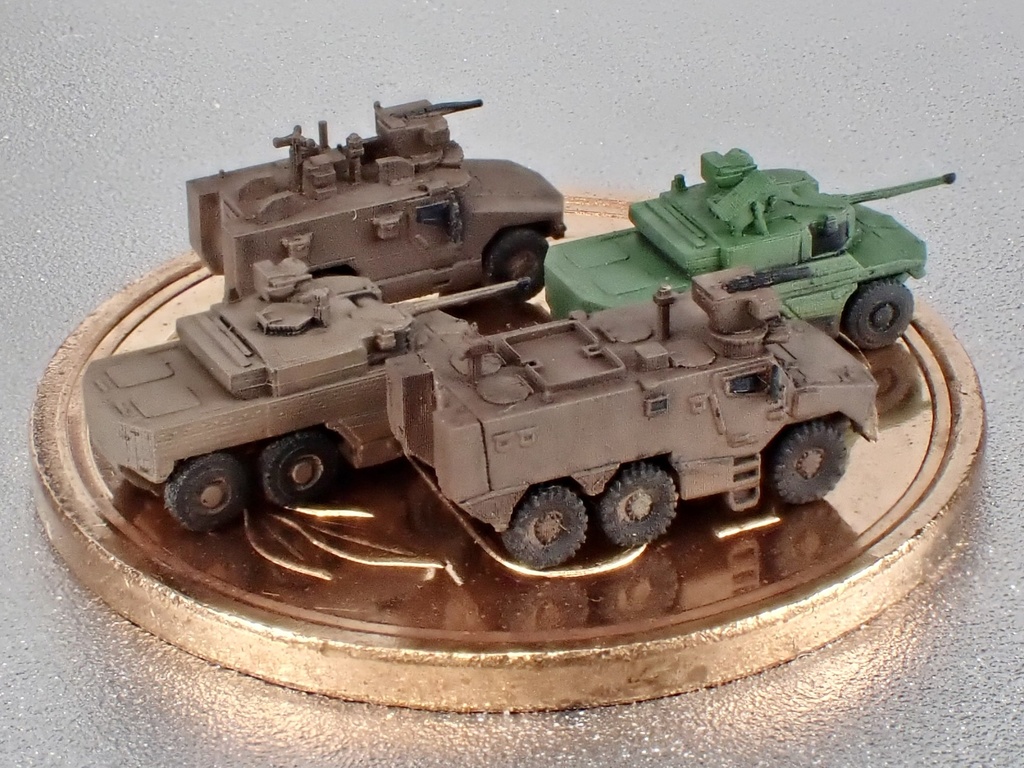 1/700 MF SET5 現用フランス軍装輪装甲車両セット