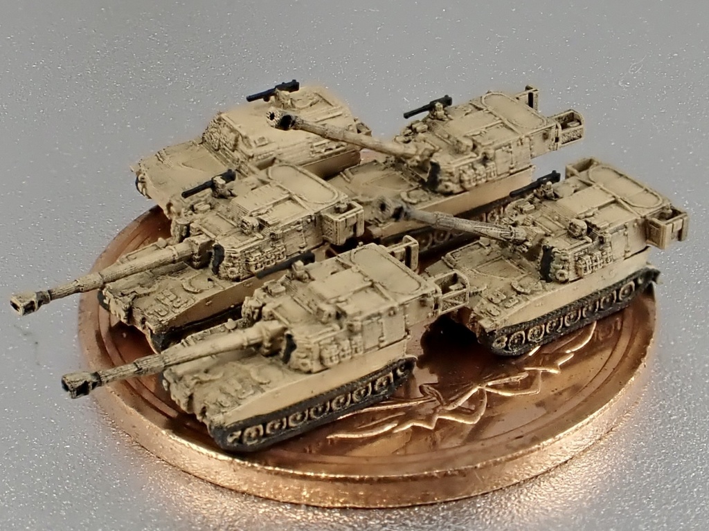 1/700 MUS SET27 米軍 M109A6パラディン&M992A2 セット