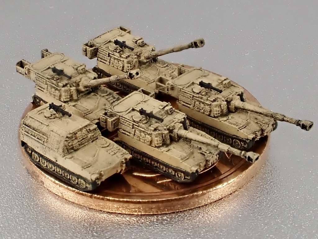 1/700 MUS SET27 米軍 M109A6パラディン&M992A2 セット