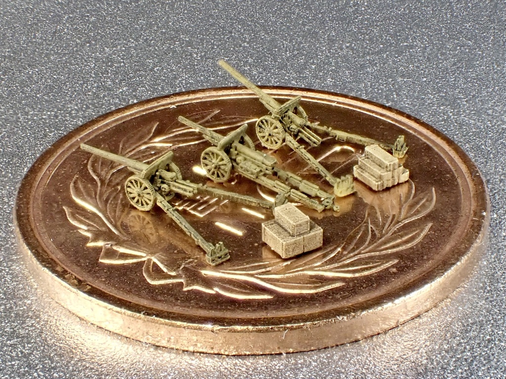 1/700 JPN SET22 日本軍 火砲セット⑤ 九二式十糎加農砲