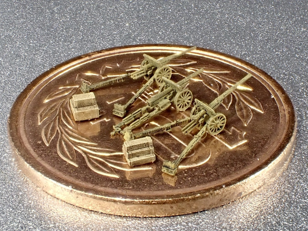 1/700 JPN SET22 日本軍 火砲セット⑤ 九二式十糎加農砲