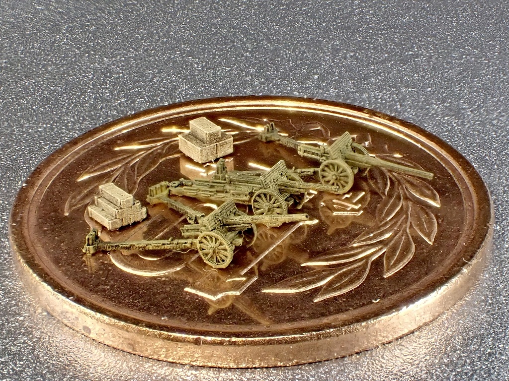 1/700 JPN SET22 日本軍 火砲セット⑤ 九二式十糎加農砲