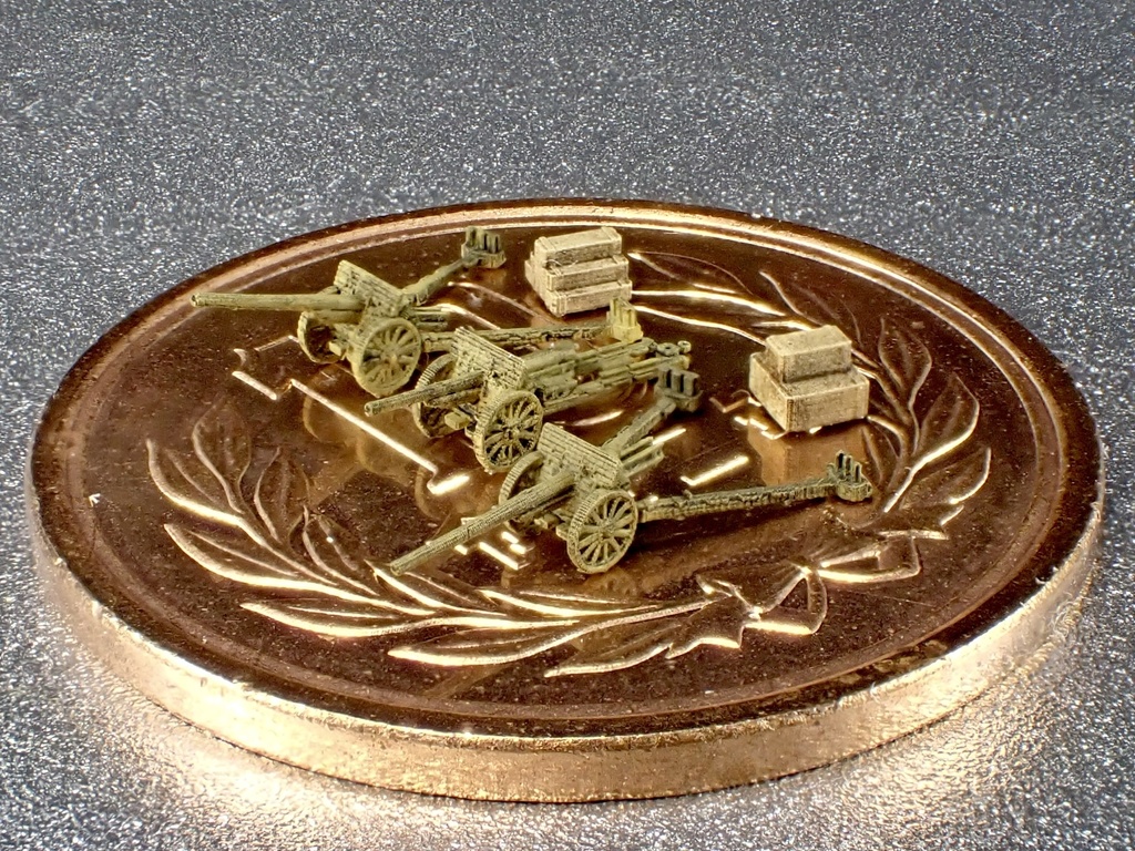 1/700 JPN SET22 日本軍 火砲セット⑤ 九二式十糎加農砲