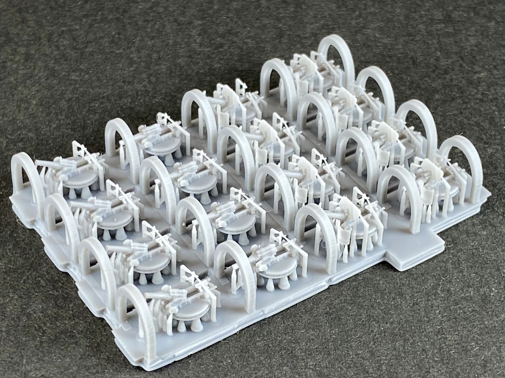 1/700 JPN SET23 日本軍 火砲セット⑥ 四五式二十四糎榴弾砲