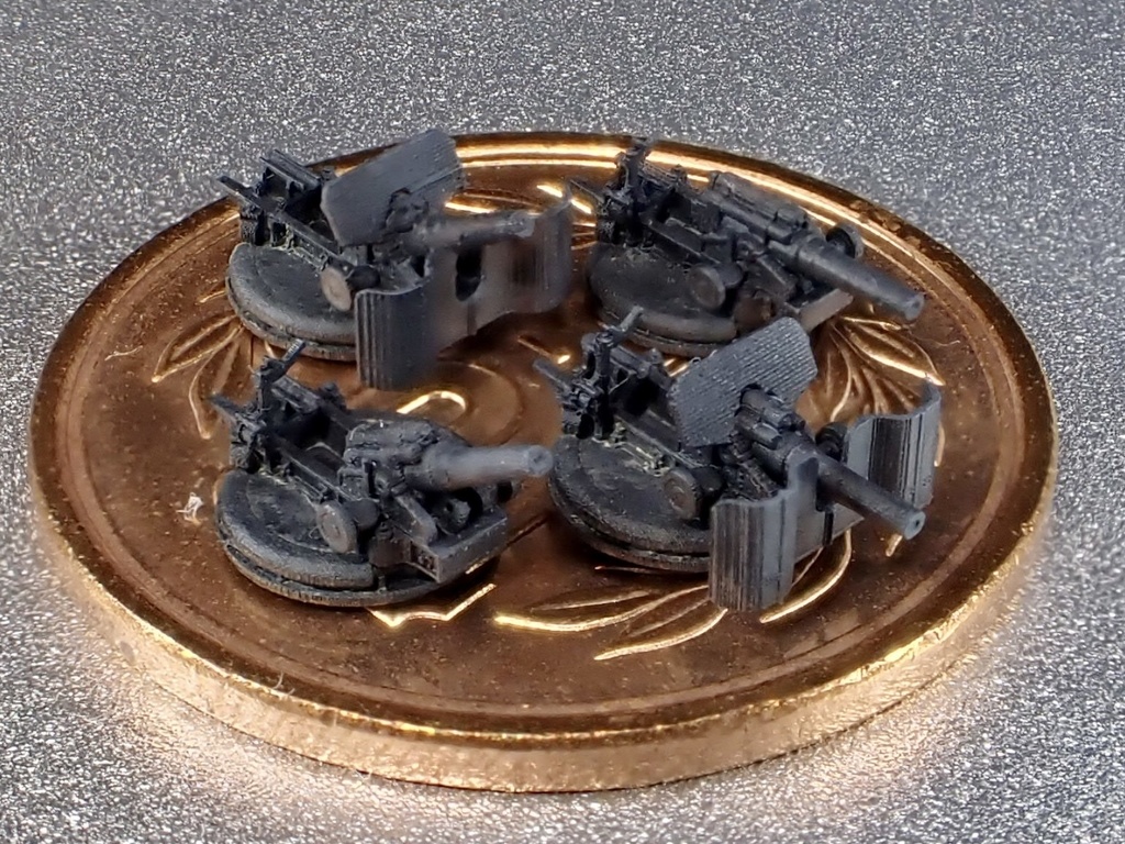 1/700 JPN SET23 日本軍 火砲セット⑥ 四五式二十四糎榴弾砲