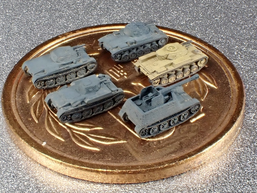 1/700 GSET37 ドイツ軍 II号戦車セット