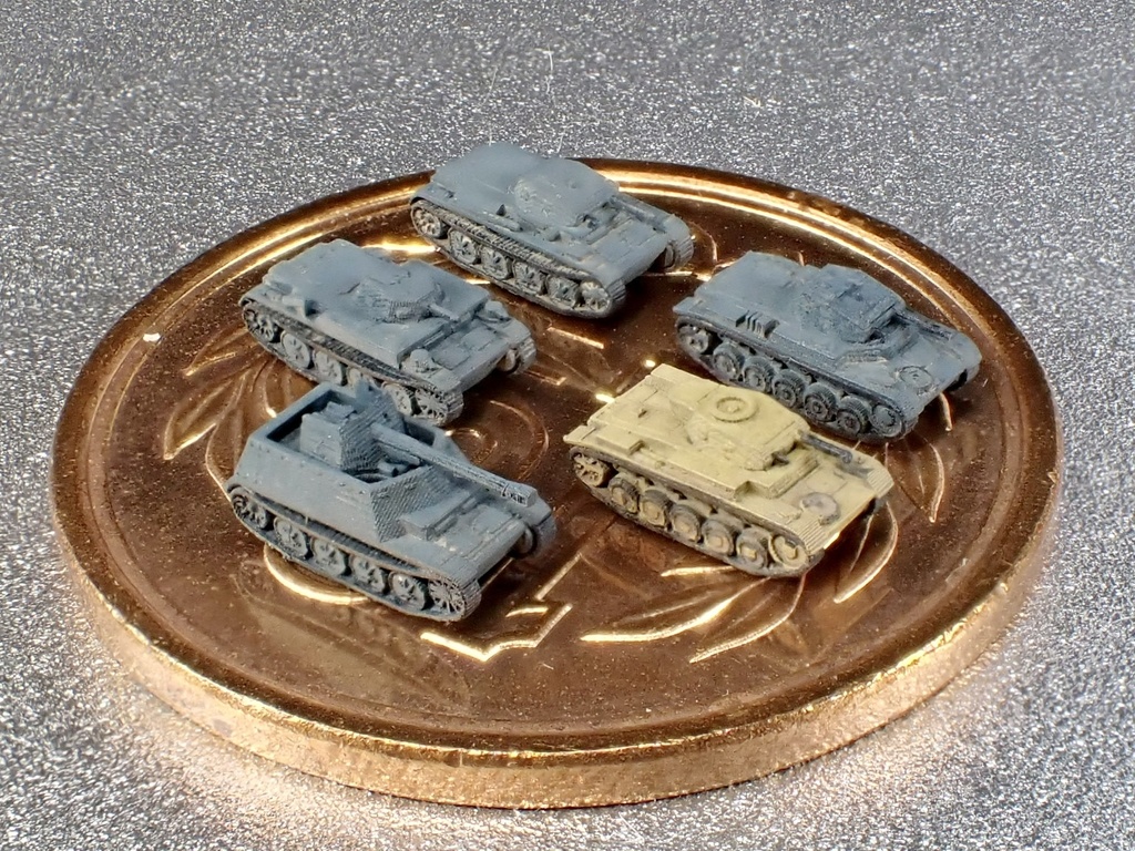 1/700 GSET37 ドイツ軍 II号戦車セット
