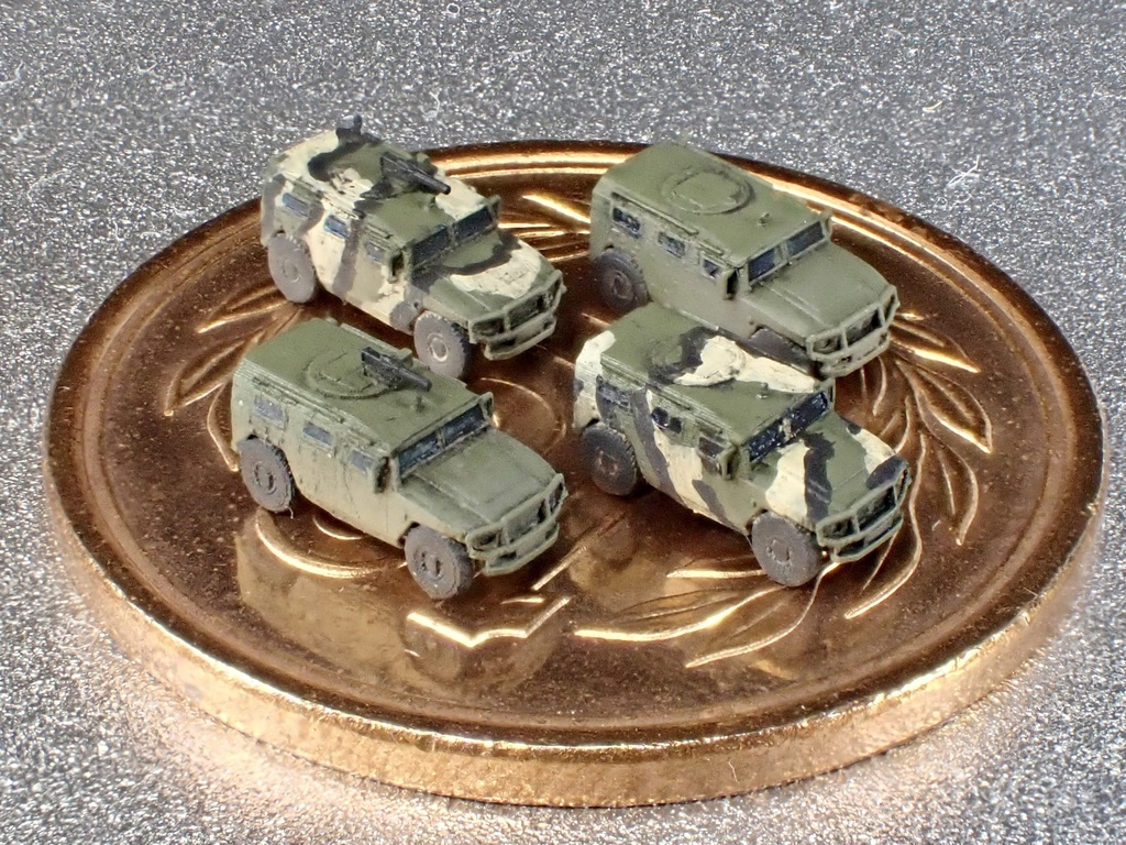 1/700 MR SET16 ロシア軍 GAZ-2330 ティーグル セット