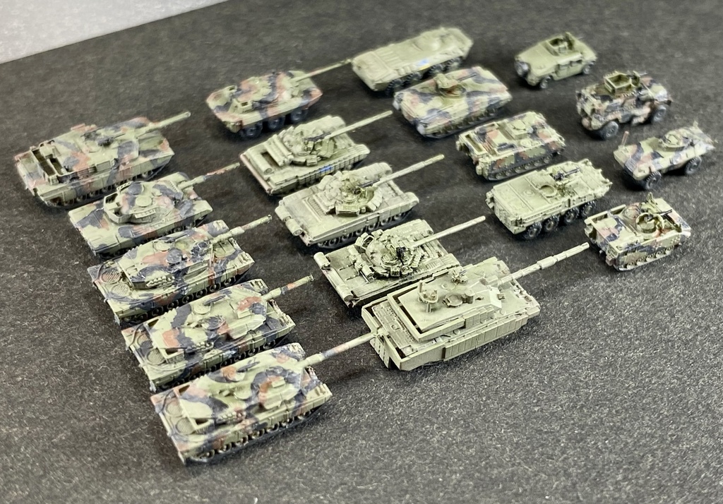 1/700 MUKR SET1 現用ウクライナ軍 戦闘車両セット