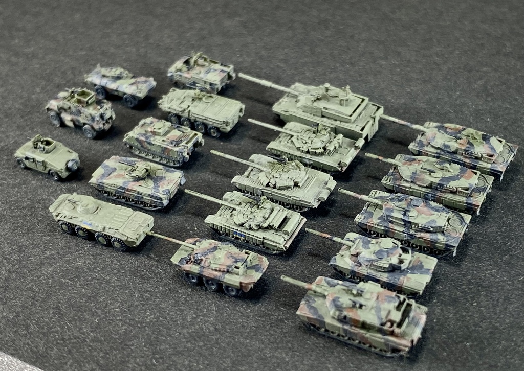 1/700 MUKR SET1 現用ウクライナ軍 戦闘車両セット