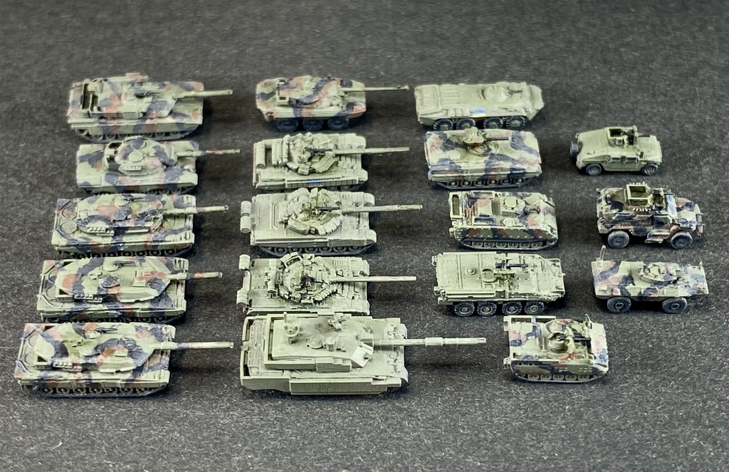 1/700 MUKR SET1 現用ウクライナ軍 戦闘車両セット