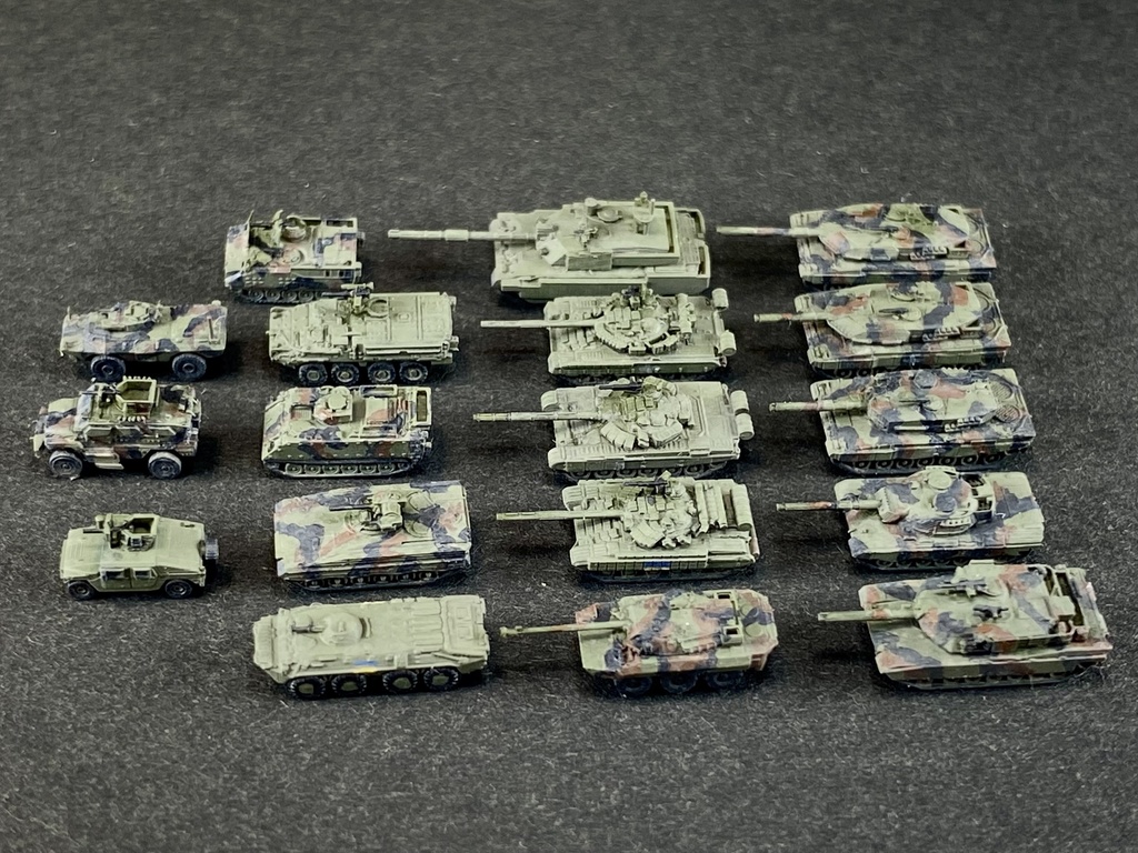 1/700 MUKR SET1 現用ウクライナ軍 戦闘車両セット