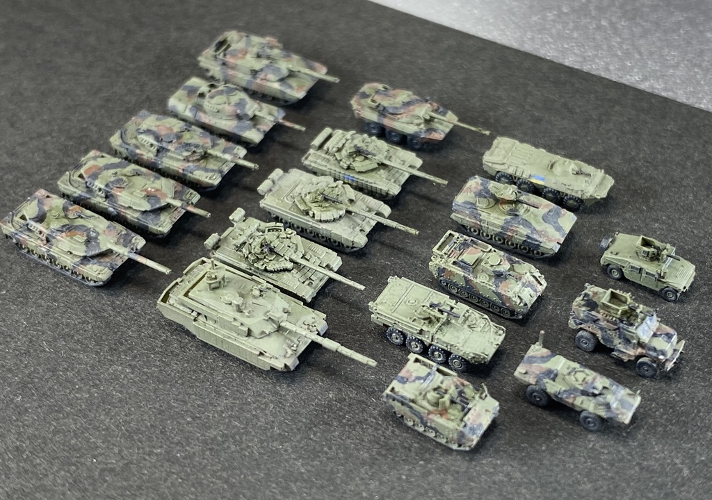 1/700 MUKR SET1 現用ウクライナ軍 戦闘車両セット