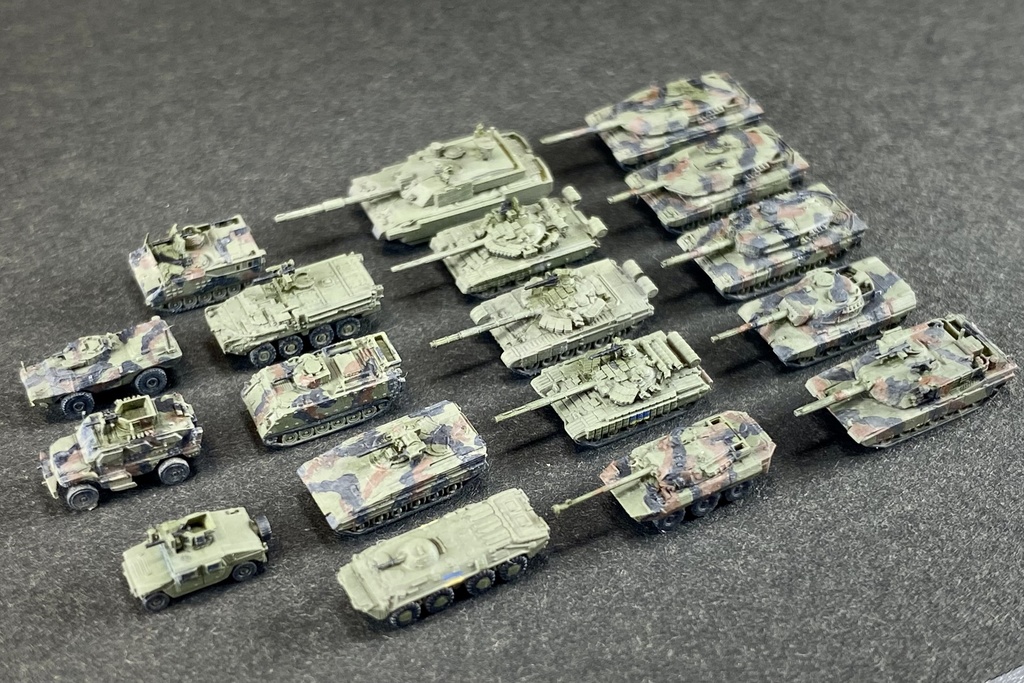 1/700　MUKR SET1 現用ウクライナ軍 戦闘車両セット