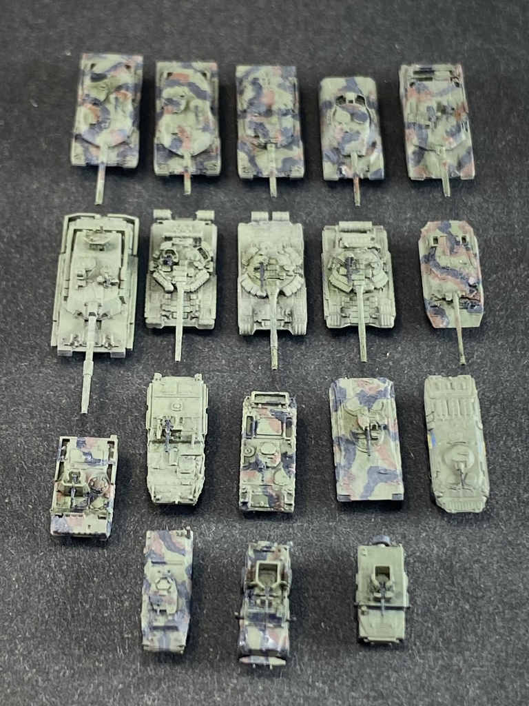 1/700 MUKR SET1 現用ウクライナ軍 戦闘車両セット