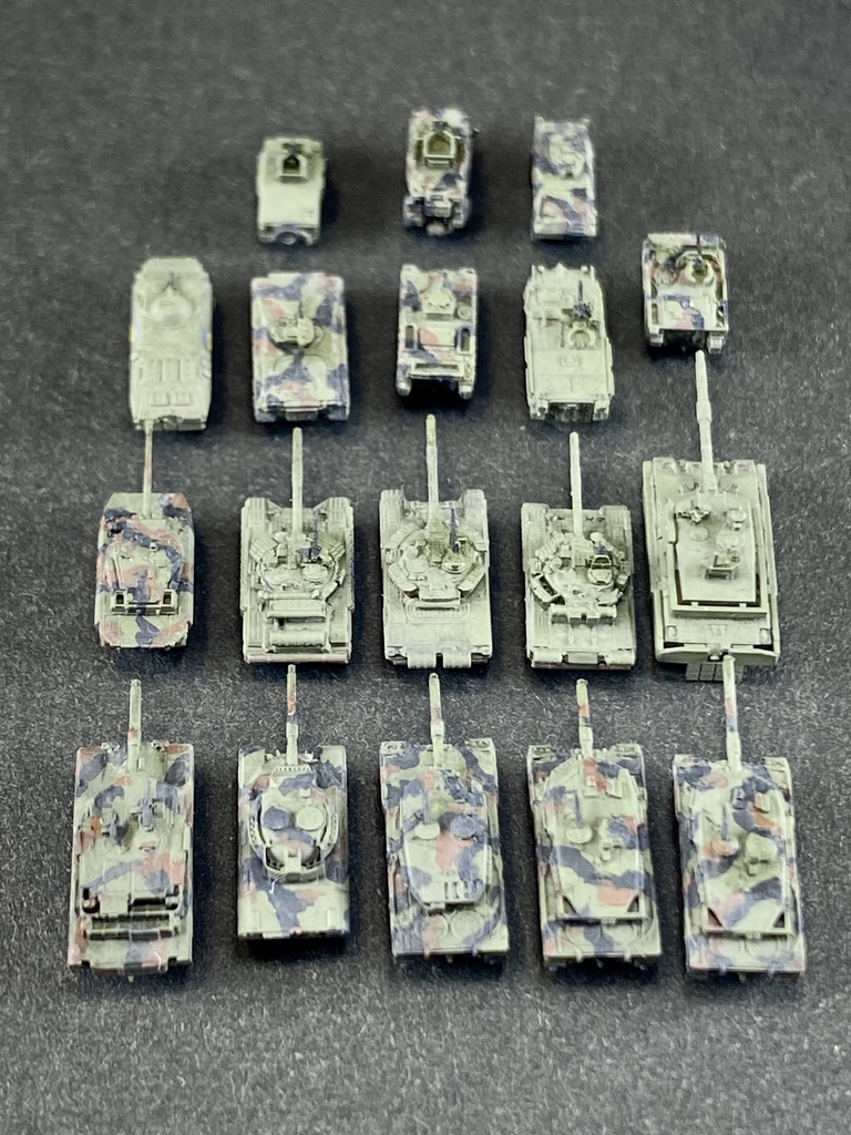 1/700 MUKR SET1 現用ウクライナ軍 戦闘車両セット