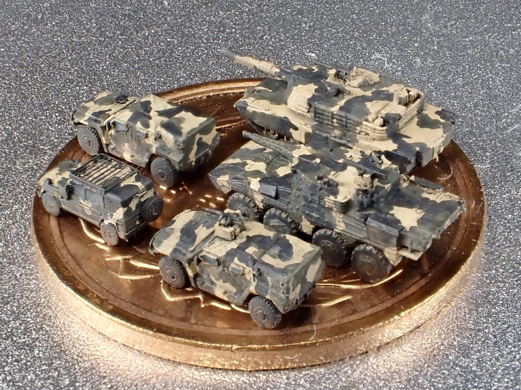 1/700 MAUS SET2 オーストラリア軍 戦闘車両セット2