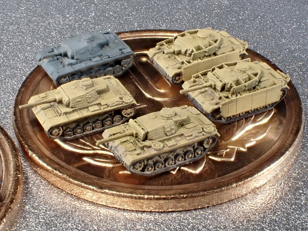 1/700 GSET38 ドイツ軍 III号戦車セット