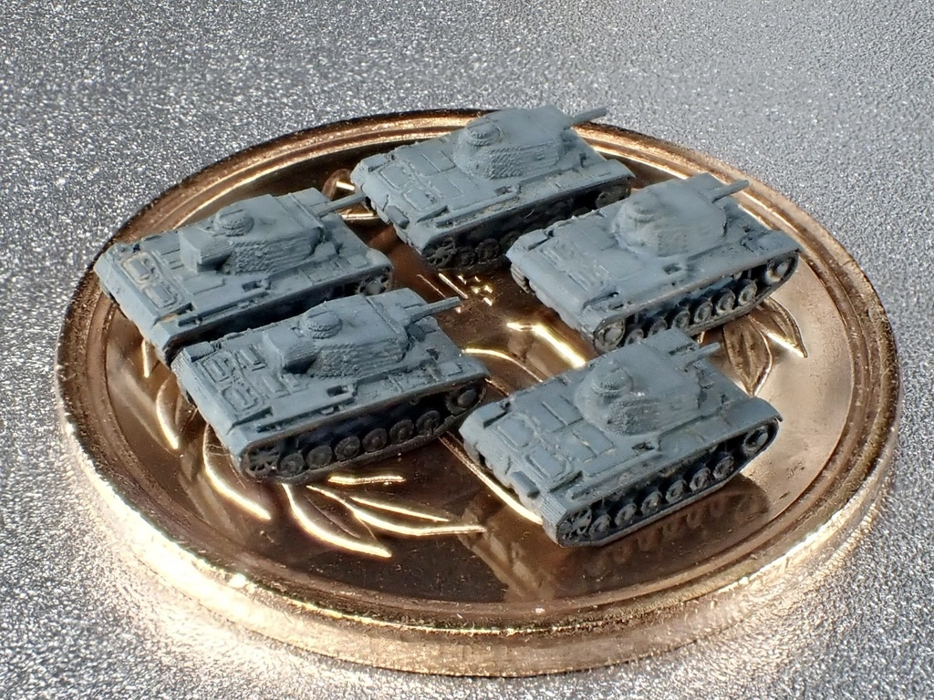 1/700 GSET38 ドイツ軍 III号戦車セット