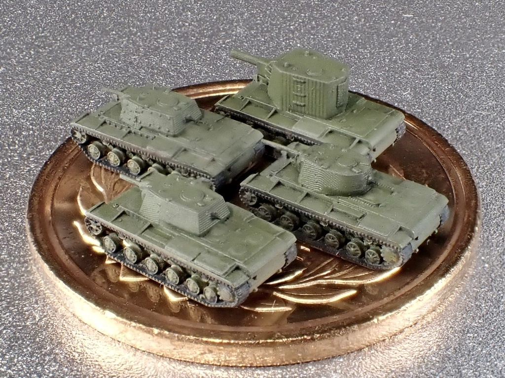 1/700 R SET8 ロシア軍 KV-1/2 セット