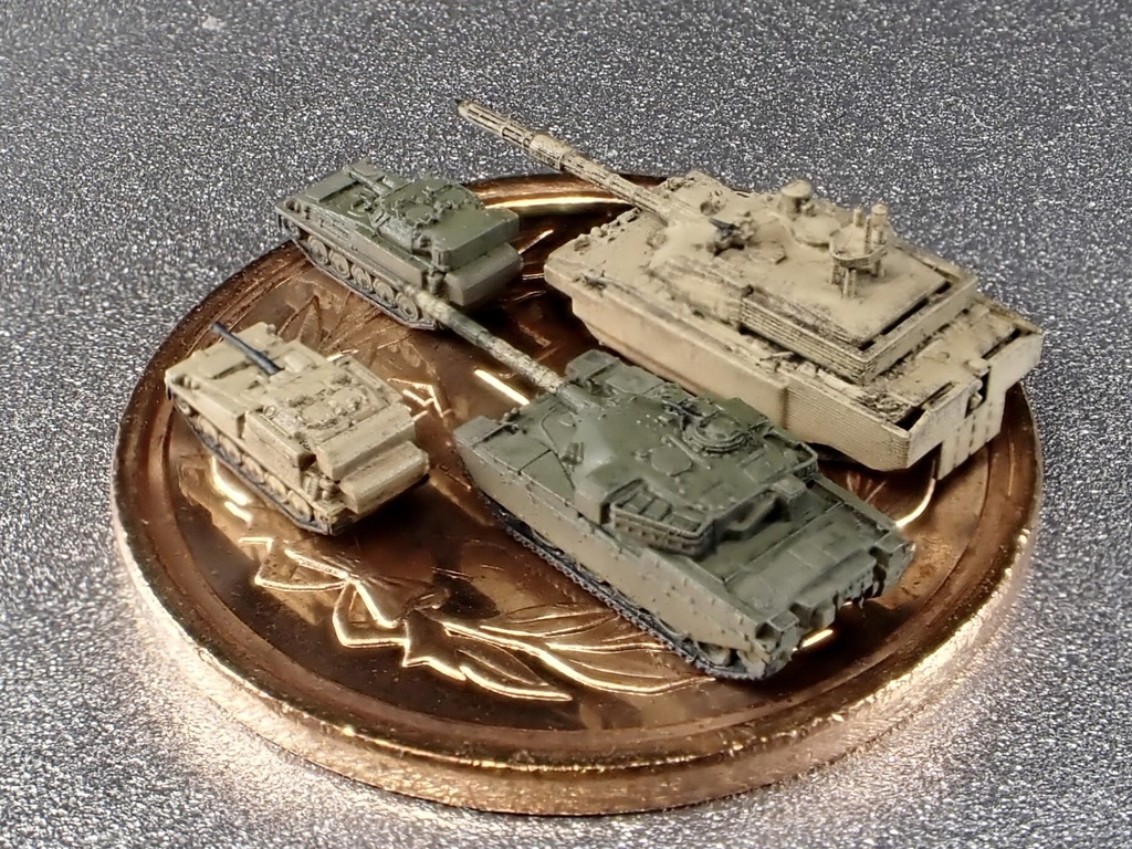 1/700 MUK SET3 現用英軍 戦車セット