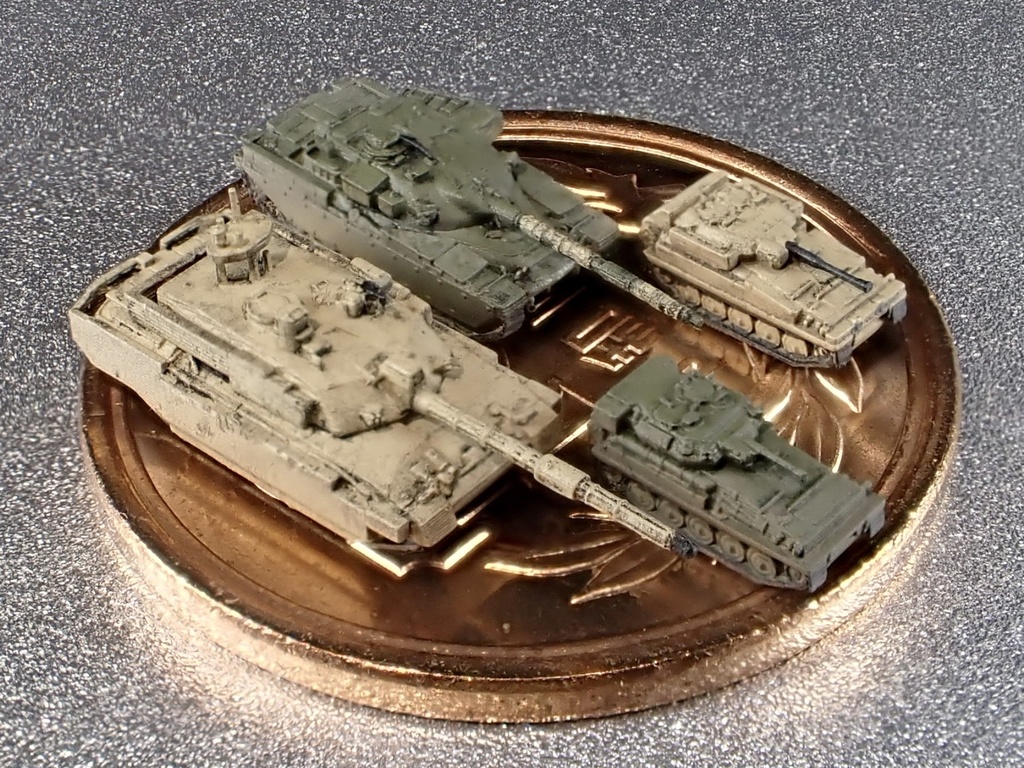 1/700 MUK SET3 現用英軍 戦車セット