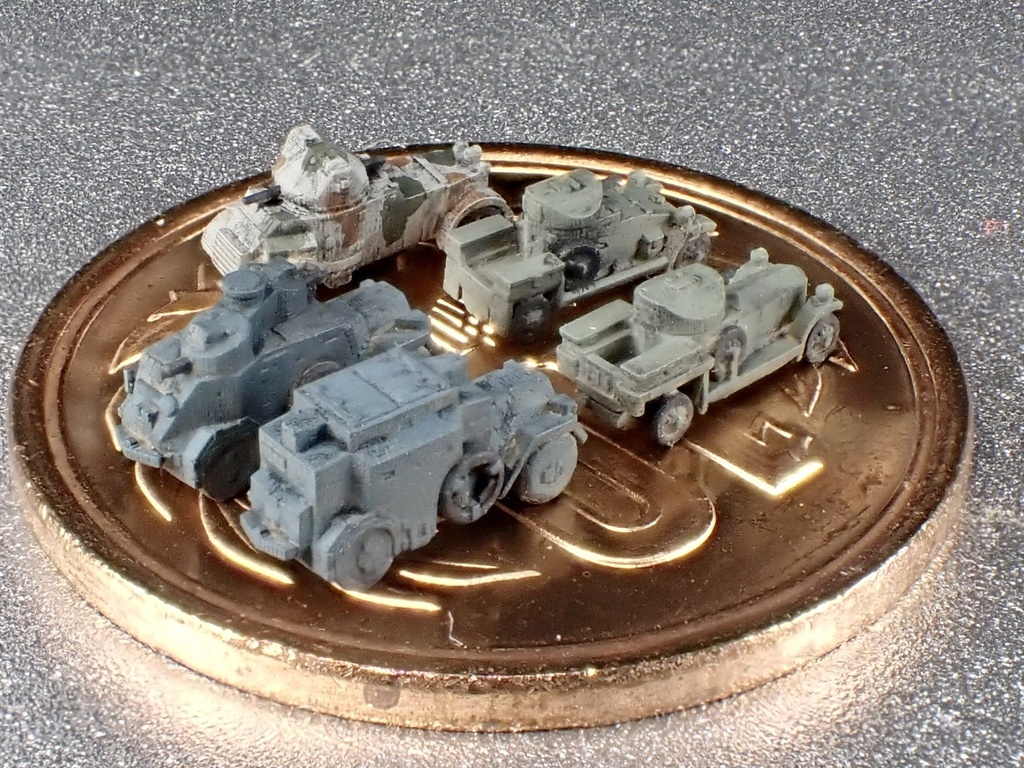 1/700 WW1 SET2 WWI装甲車セット