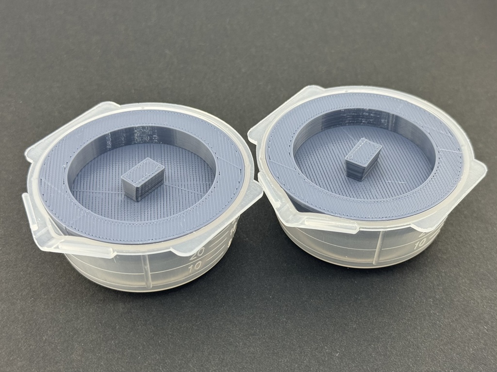 模型便利グッズ10 C社注ぎ口計量カップ用カバー(3個入り) 色:グレー