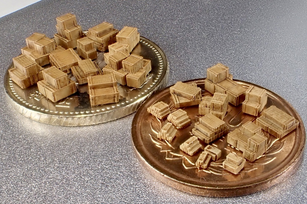 1/700 M14 BOXセット2 集積木箱