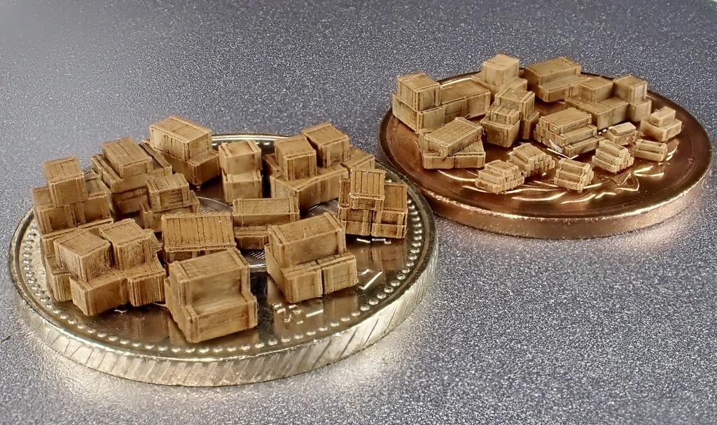 1/700 M14 BOXセット2 集積木箱