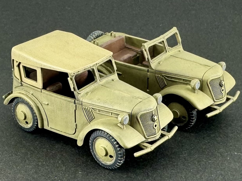 1/72 JPN13 72 くろがね四起 B型 九五式小型乗用車後期型