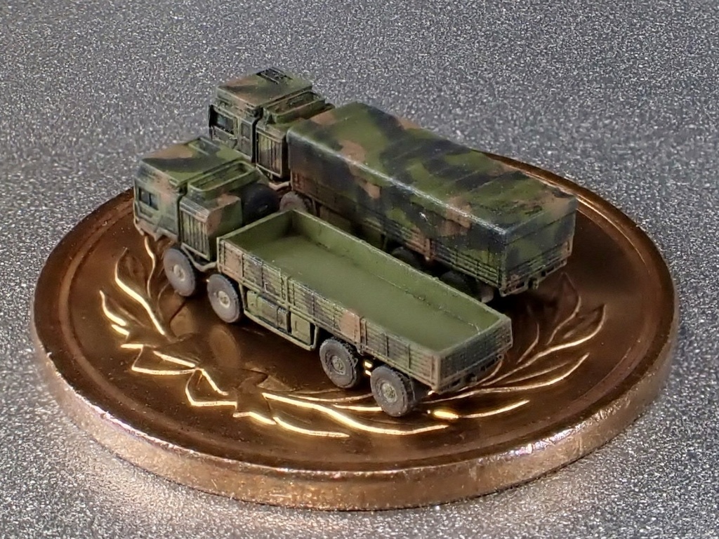 1/700 MG SET 7 現用ドイツ軍 HX77 8x8 Truck セット
