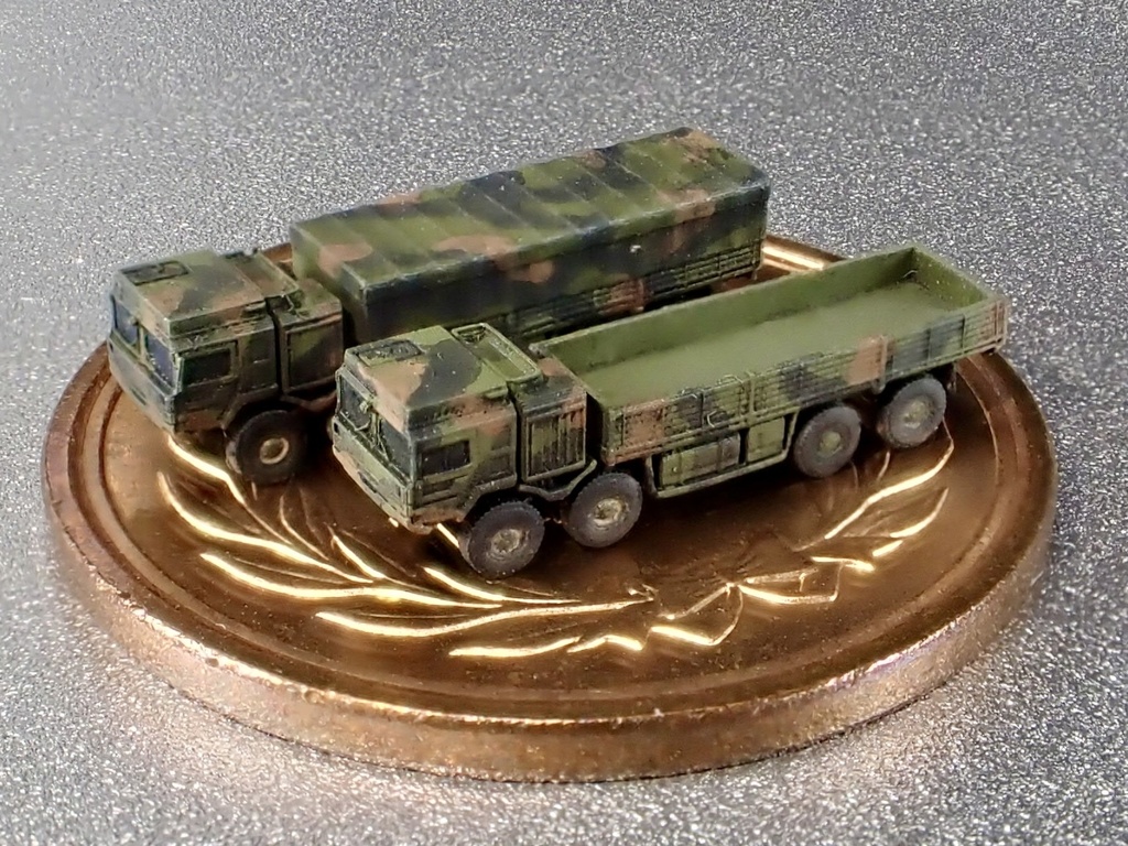1/700　MG SET 7　現用ドイツ軍　HX77 8x8 Truck　セット　