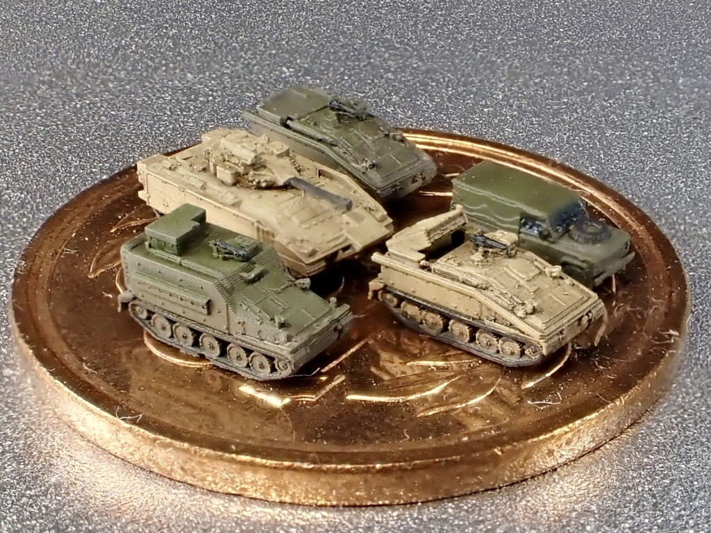 1/700 MUK SET4 現用英軍 戦闘車両セット