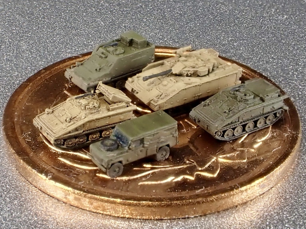 1/700　MUK SET4　現用英軍　戦闘車両セット　