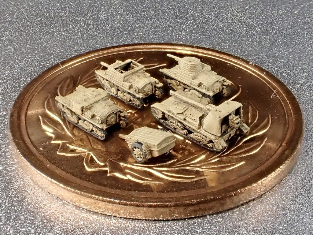 1/700 I SET3 イタリア軍 車両セット