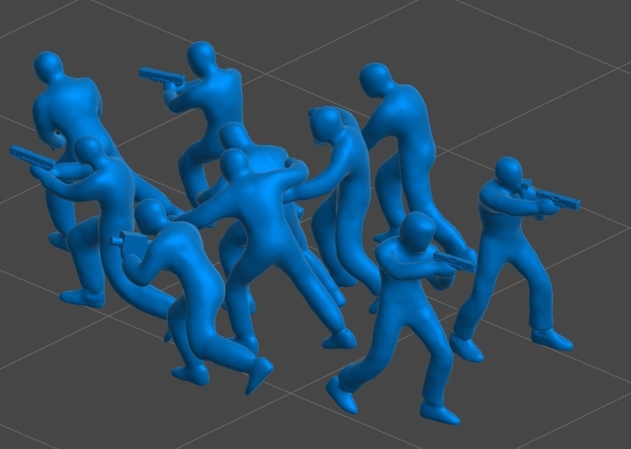 1/700 FG1 要人/警護 "襲撃" セット