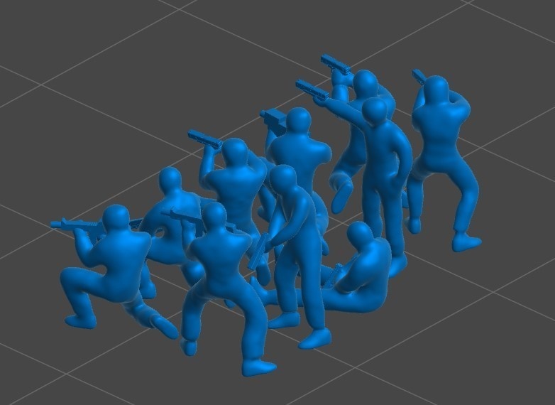 1/700 FG2 警護/警官 "射撃" セット