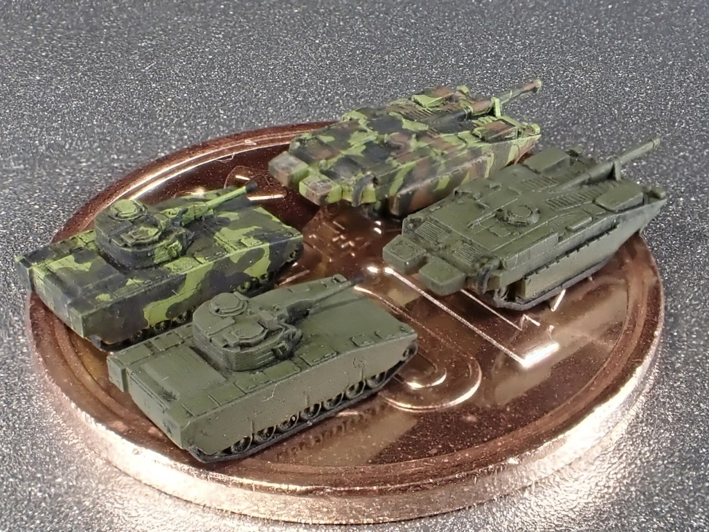 1/700 MSW SET1 現用スウェーデン軍 戦闘車両セット