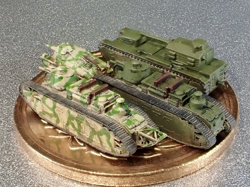 1/700 F SET 2 フランス軍 戦車セット