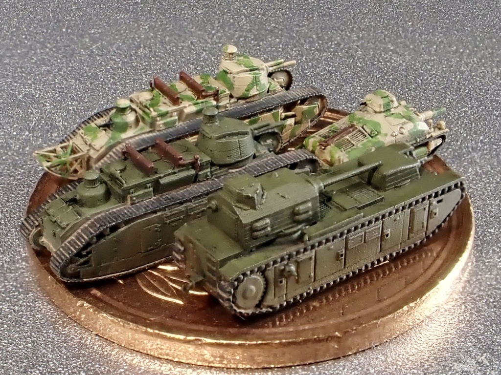 1/700 F SET 2 フランス軍 戦車セット