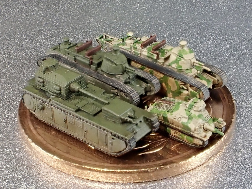 1/700 F SET 2 フランス軍 戦車セット