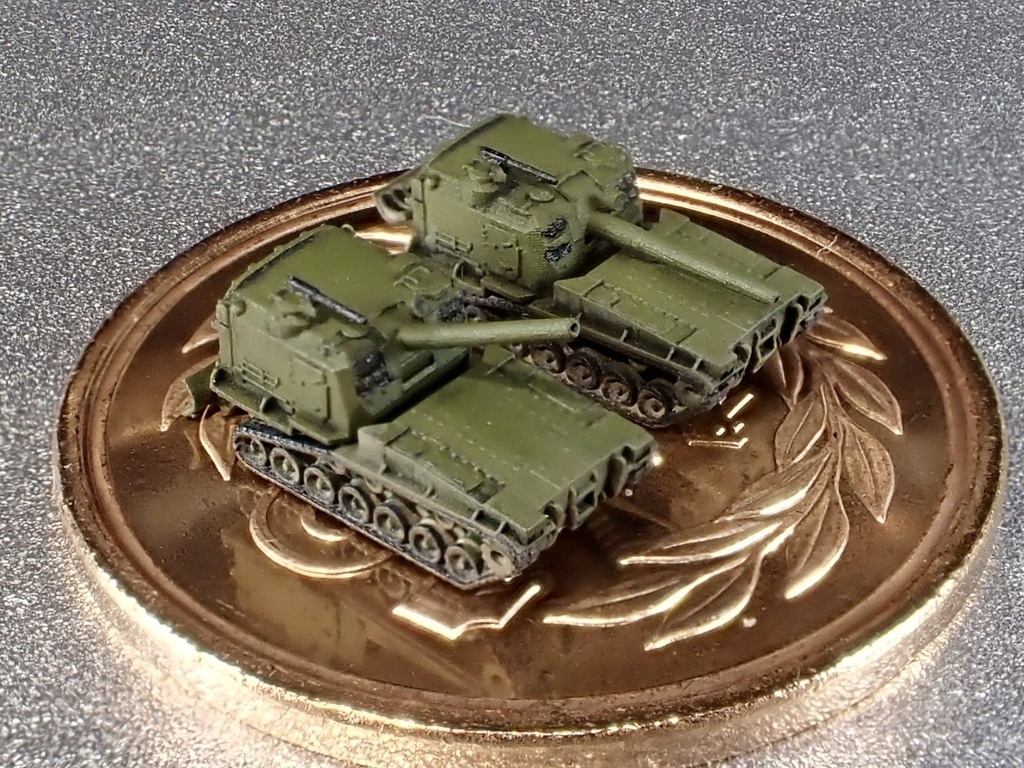 1/700 MUS SET39 現用米軍 M55 203mm自走砲セット
