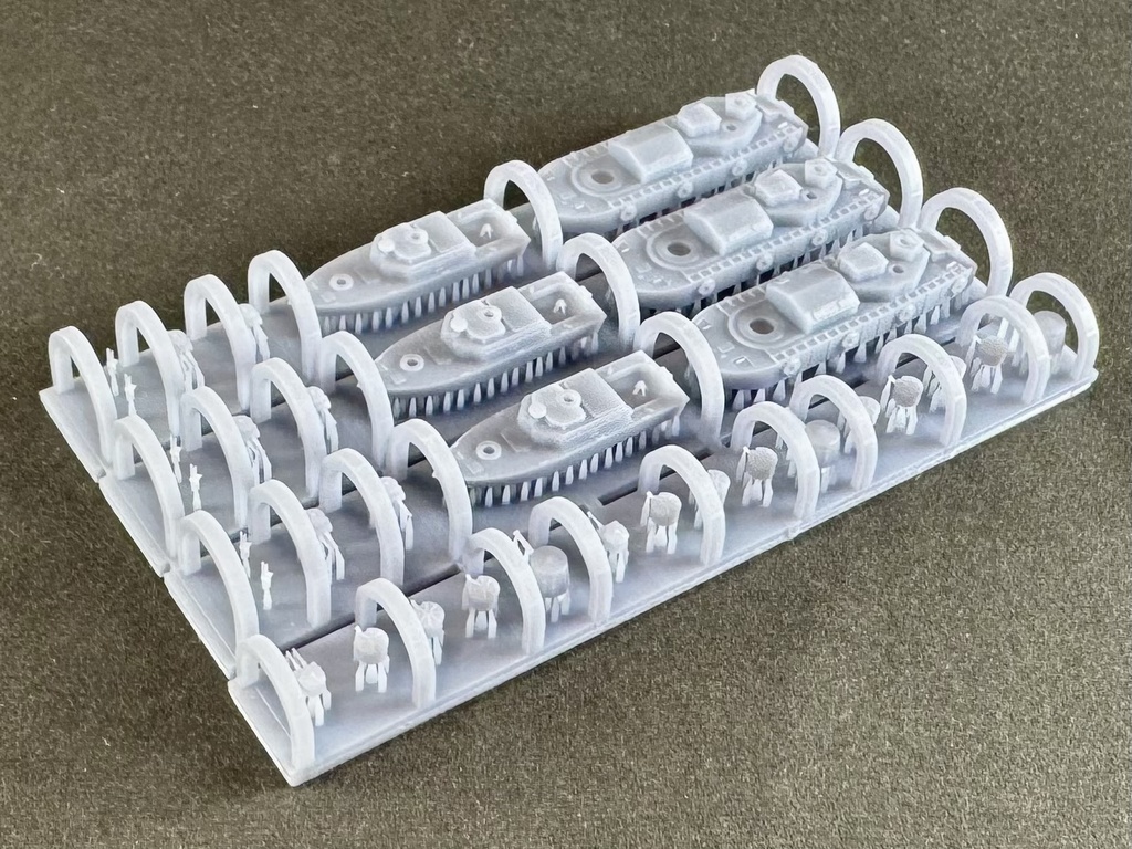 1/700 MUS SET41 現用米軍 モニター艇、ASPBセット